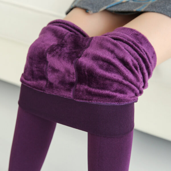 Fashionable Warm Fur Leggings Winter Body Legs Keep Warm - Image 10