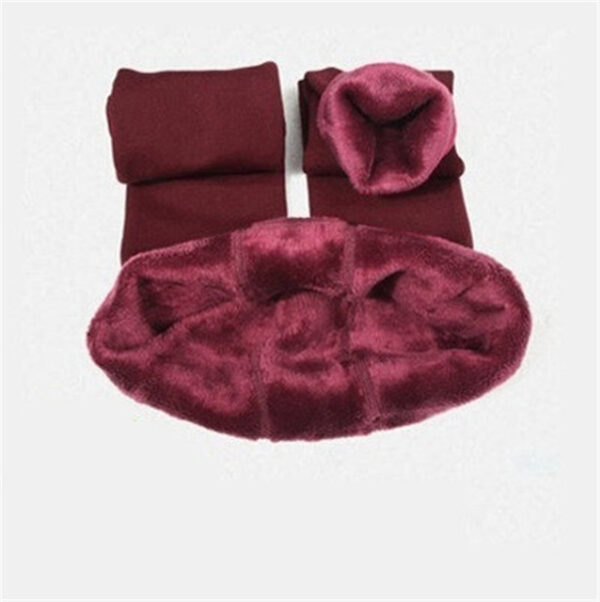 Fashionable Warm Fur Leggings Winter Body Legs Keep Warm - Image 8