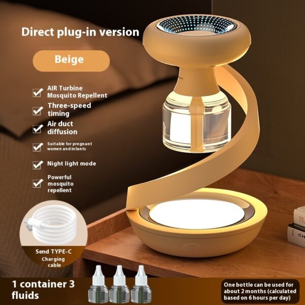 Mosquito Killing Lamp Intelligent Timing Two-in-one Spiral Electric Heating Repellent - Image 10