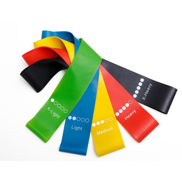 Yoga Resistance Rubber Bands Indoor Outdoor Fitness Equipment 0.35mm-1.1mm Pilates Sport Training Workout Elastic Bands - Image 8