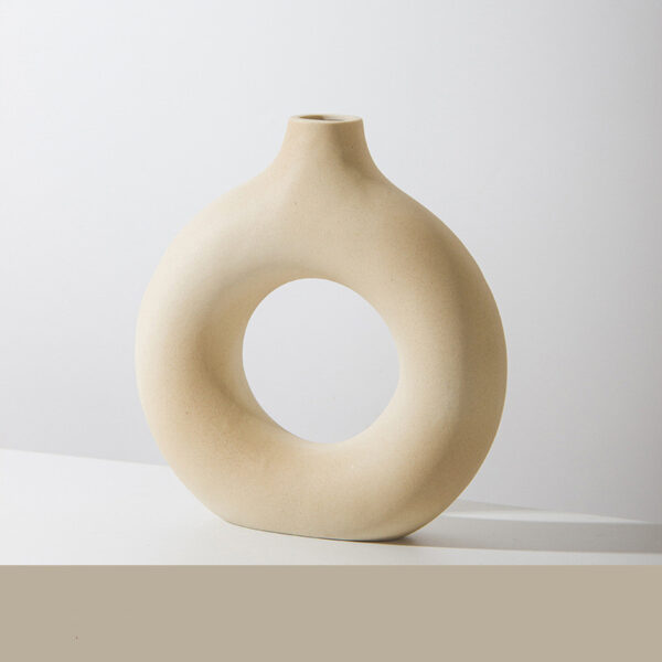 New Style Biscuit Vase Frosted Particle Flower Arranging Device - Image 4