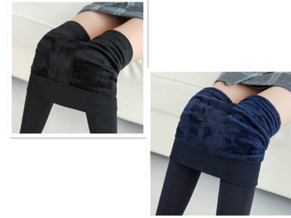 Fashionable Warm Fur Leggings Winter Body Legs Keep Warm - Image 3