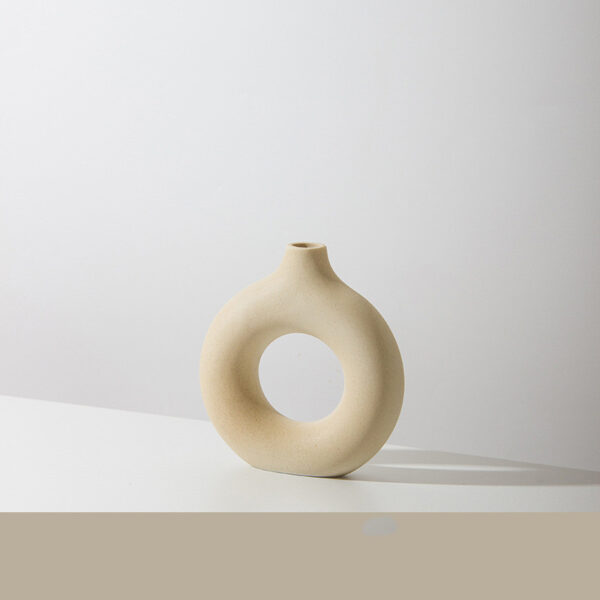 New Style Biscuit Vase Frosted Particle Flower Arranging Device - Image 5