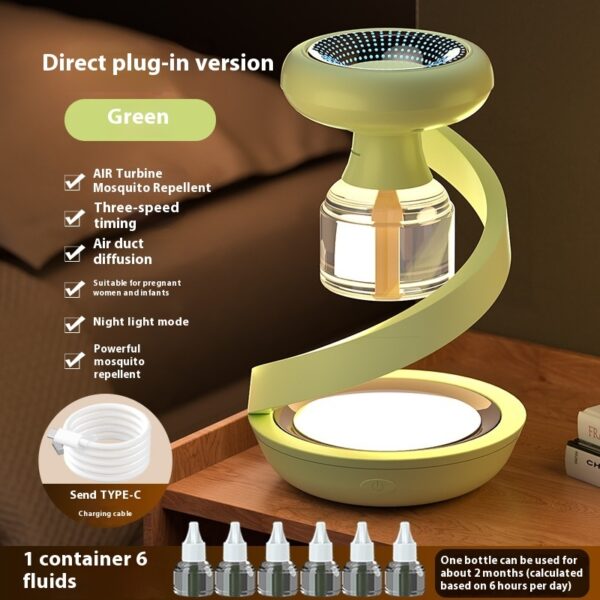 Mosquito Killing Lamp Intelligent Timing Two-in-one Spiral Electric Heating Repellent - Image 8