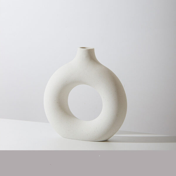New Style Biscuit Vase Frosted Particle Flower Arranging Device - Image 9