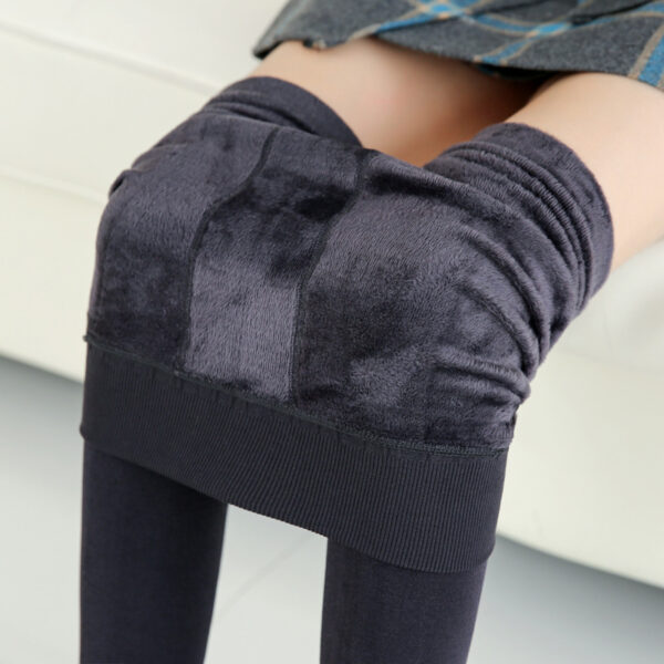Fashionable Warm Fur Leggings Winter Body Legs Keep Warm - Image 5