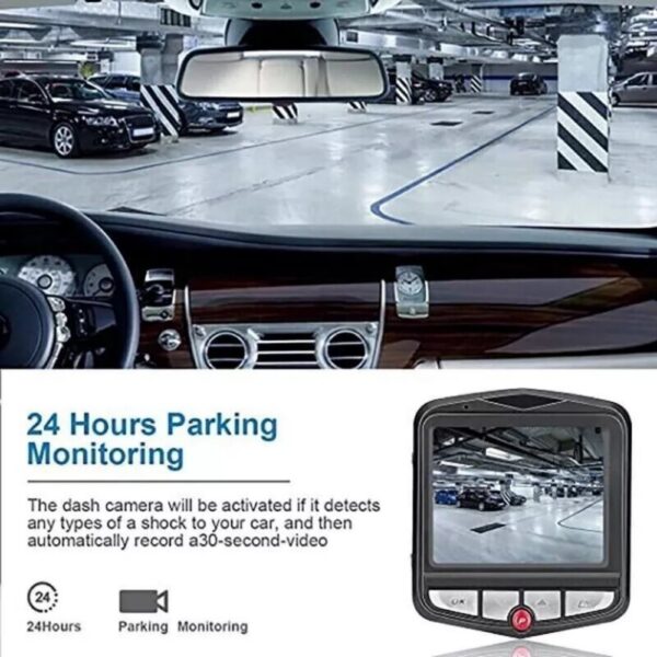 2.4 Inch Full HD 1080P Dash Cam, Car DVR Front Or Rear Camera Night Vision G Sensor - Image 10