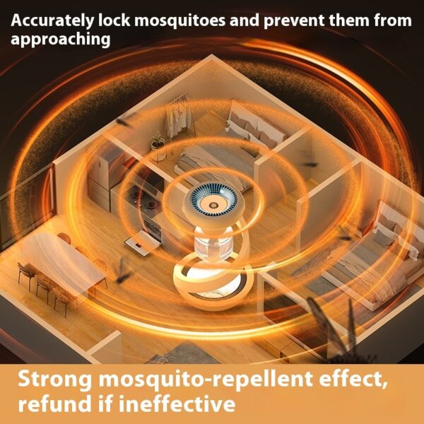 Mosquito Killing Lamp Intelligent Timing Two-in-one Spiral Electric Heating Repellent - Image 3