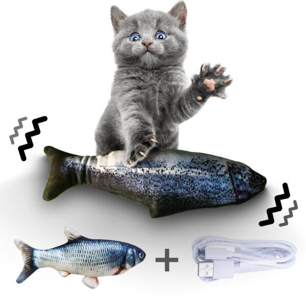 Without Cat Nip Version - Electric Jumping Fish Simulation Electric Fish Toy - Image 9