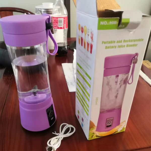 Portable Blender With USB Rechargeable Mini Kitchen Fruit Juice Mixer Home Simple Portable Electric Mini Juicer - Image 5